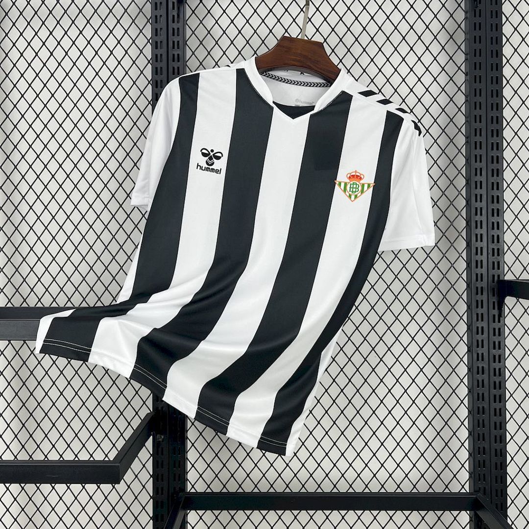 Real Betis 2025/26 Black and white special edition Jersey