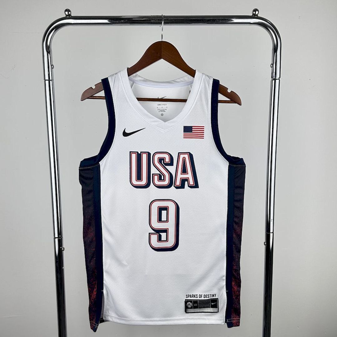 Olimpic USA 2024 HALIBURTON#9 Home Jersey