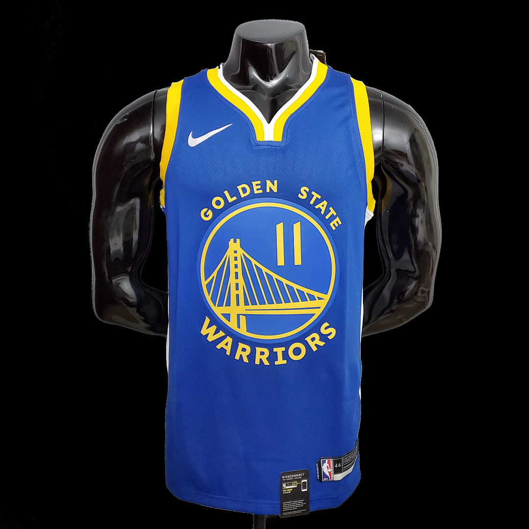 Thompson #11 Golden State Warriors blue NBA jersey SizeXS-XXL Nike connect recognition