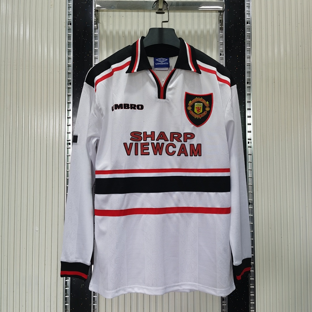 Retro: 98 M-u white long sleeve S-2XL