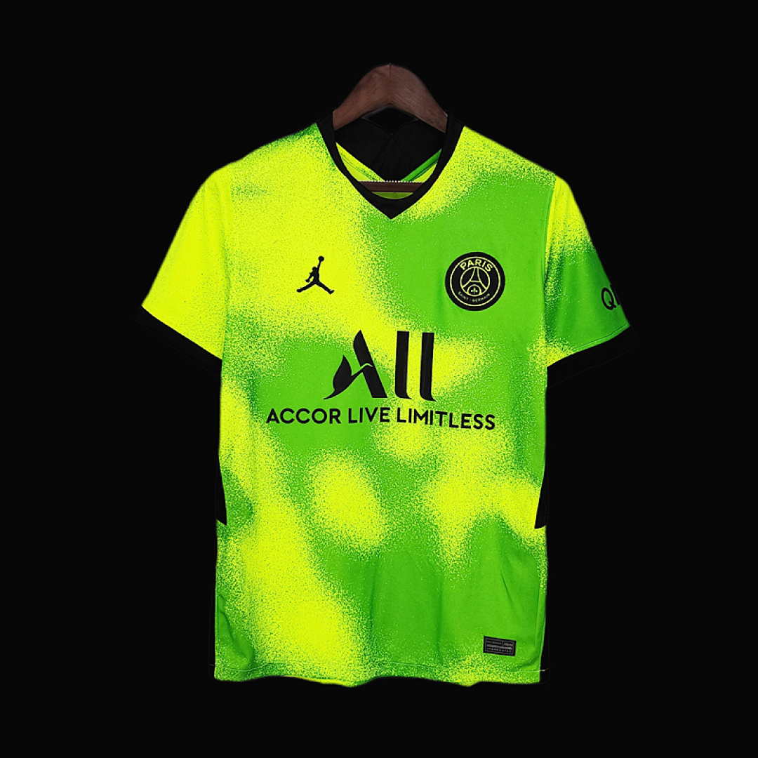 20-21 Jordan PSG 4 away Fluorescent green S-2XL