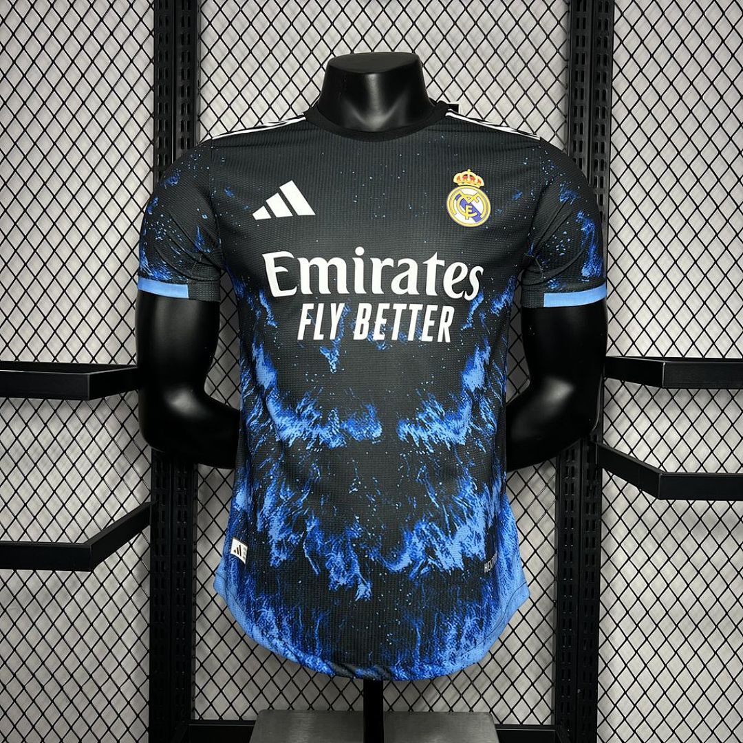 Real Madrid 2024/25 Ocean Blue Jersey Player Versi