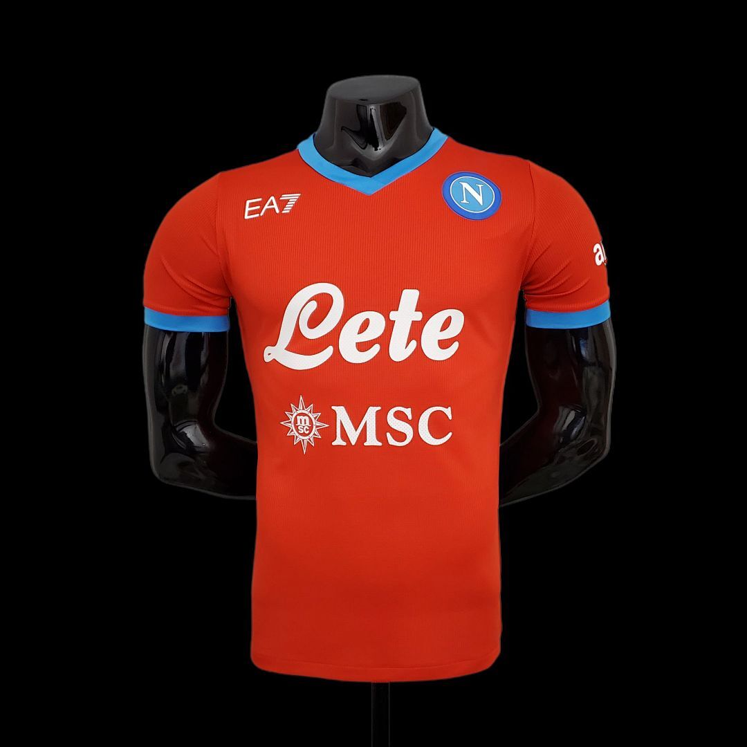 21/22 player version Naples away S-XXL