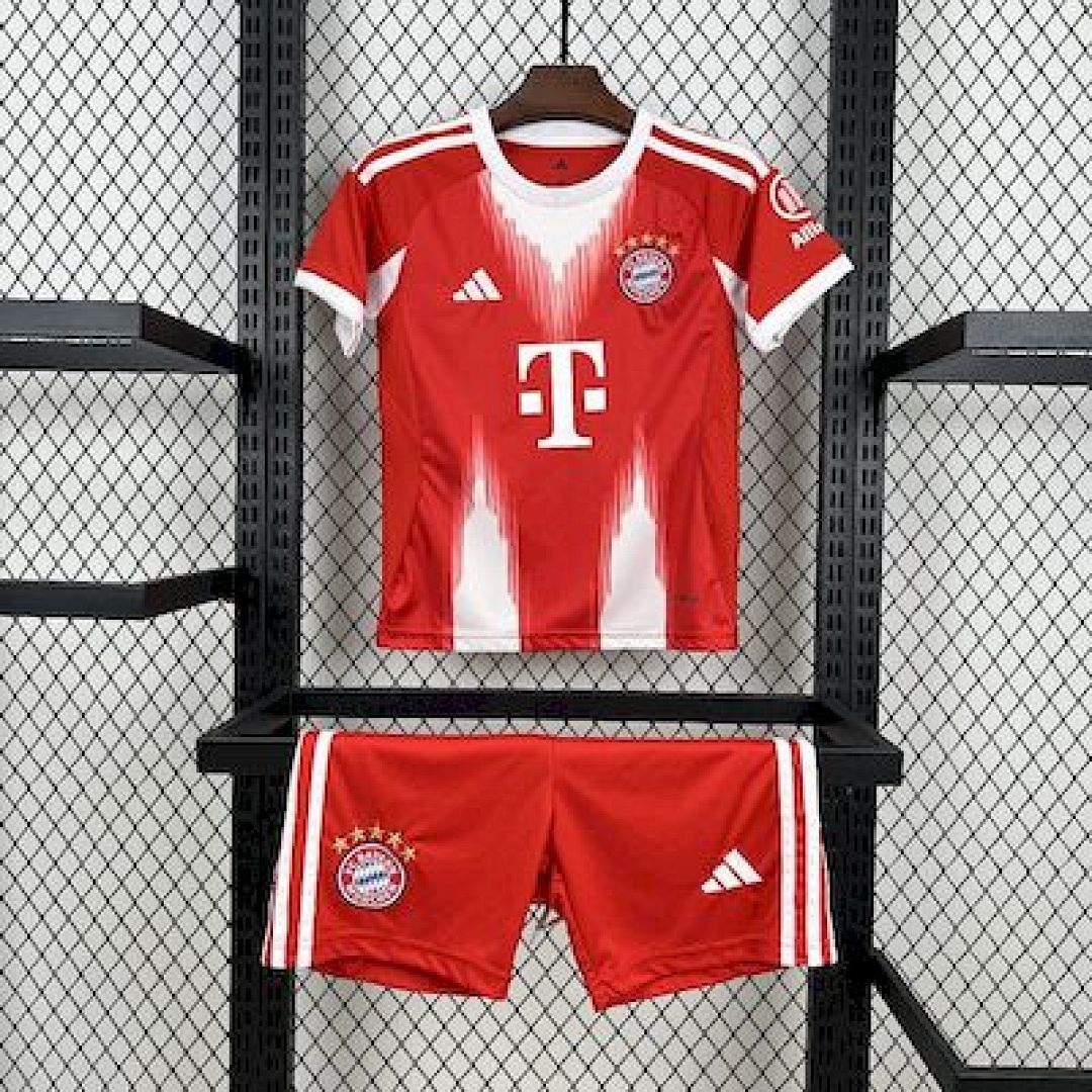 Bayern Munich 2025/26 Home Kids Kit