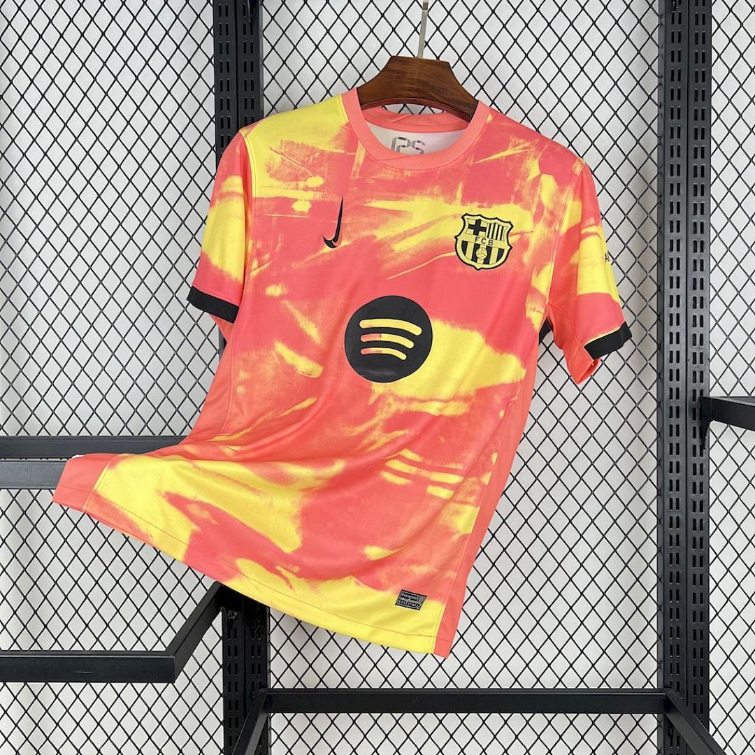 Barcelona 2025/26 Orange pre-match training Jersey