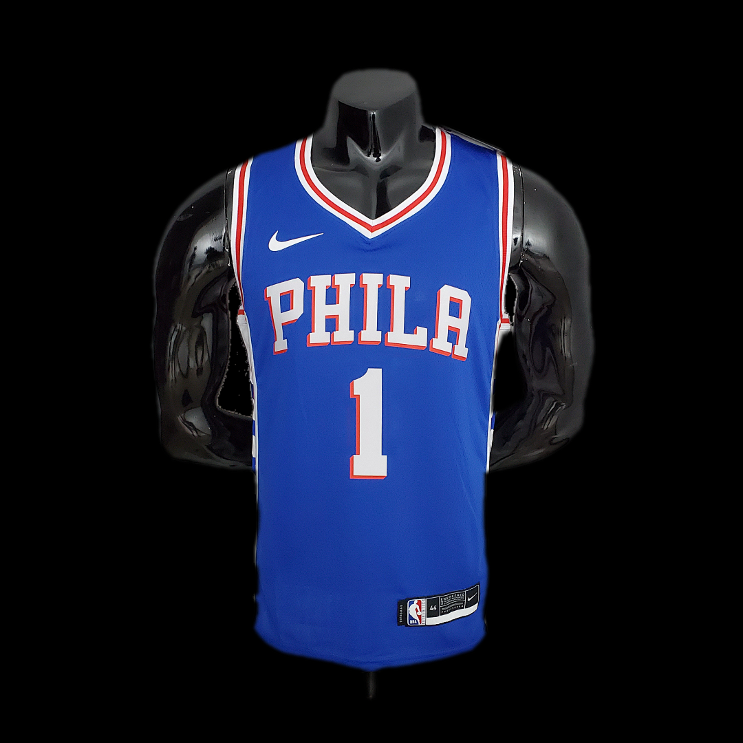 76ers Harden #1 V-Neck Blue S-XXL