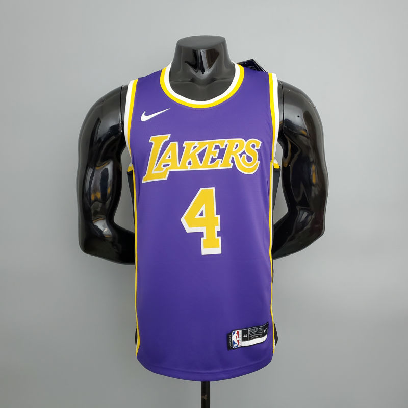 Lakers Rondo#4 Crew Neck Purple (Flyers) NBA Jersey S-XXL
