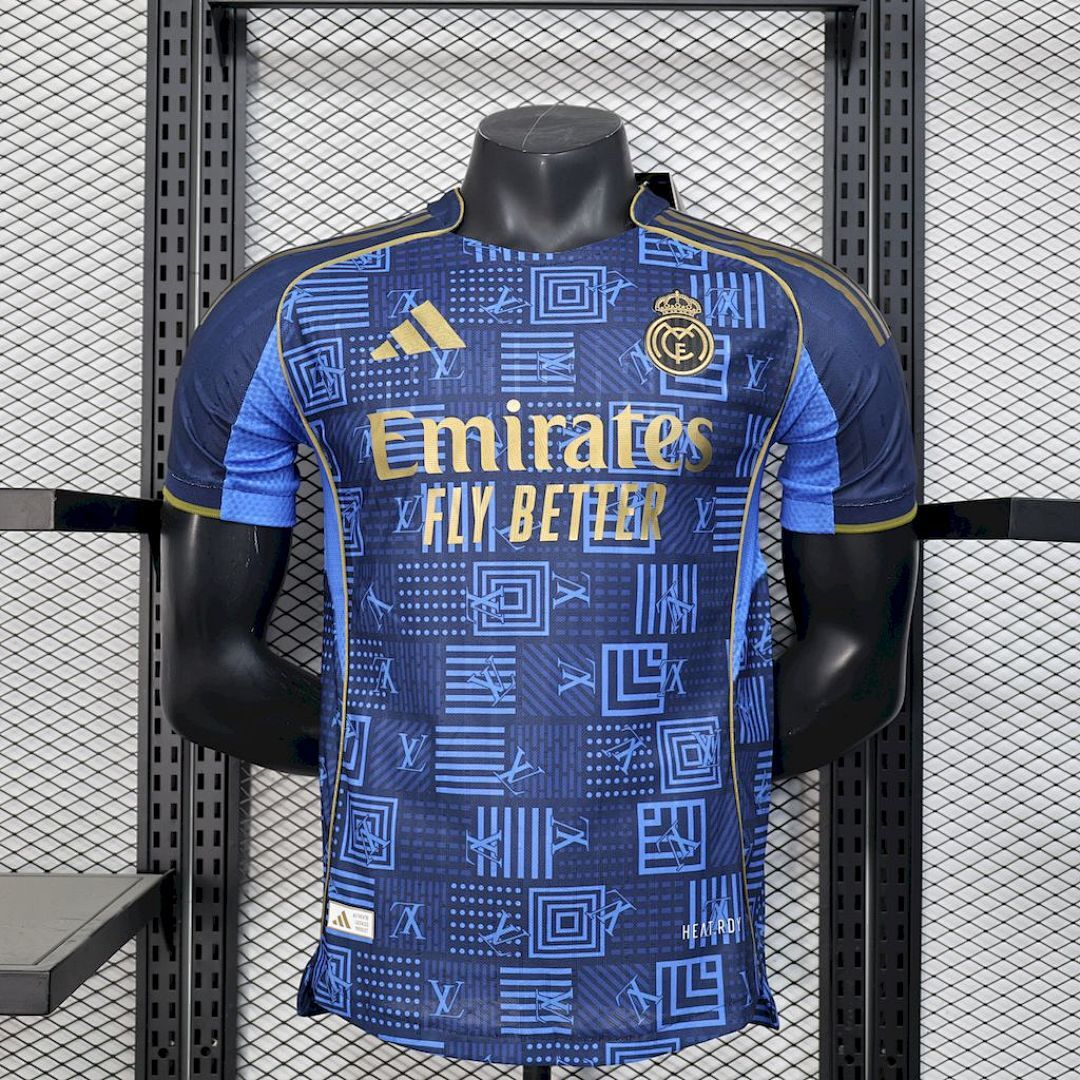 Real Madrid 2025/26 Louis Vuitton Joint Edition Jersey Player Version