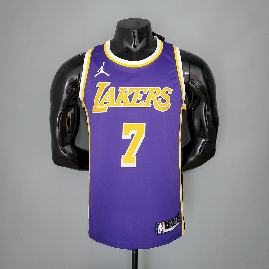 ANTHONY#7 Lakers purple NBA jersey Size:S-XXL