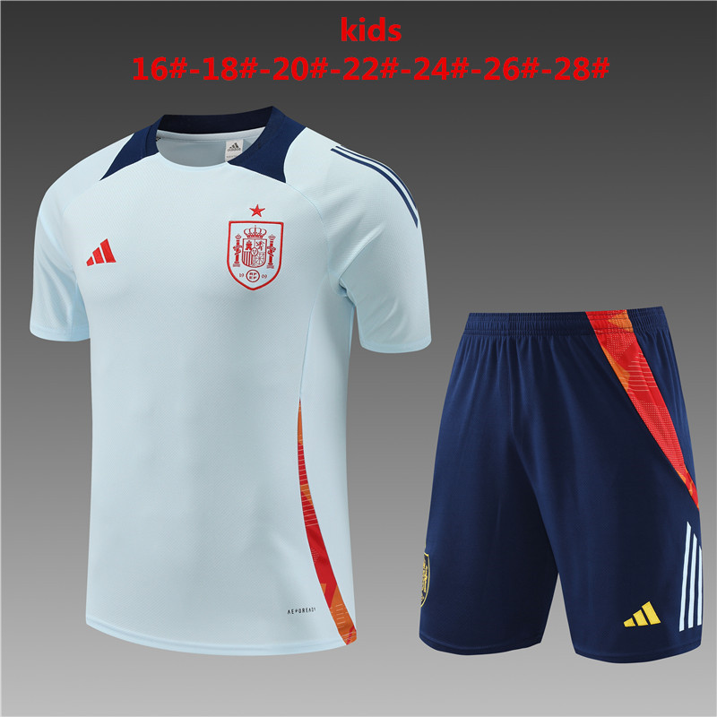 2024 Spain Kids Training Soccer Jerseys Yupoo