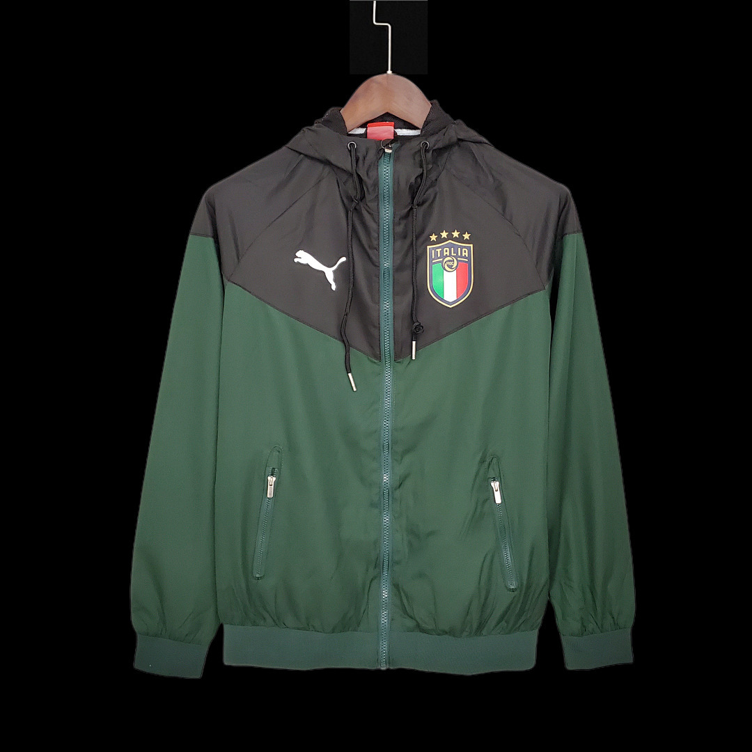 2021 Windbreaker Italy Black Green S-XXL
