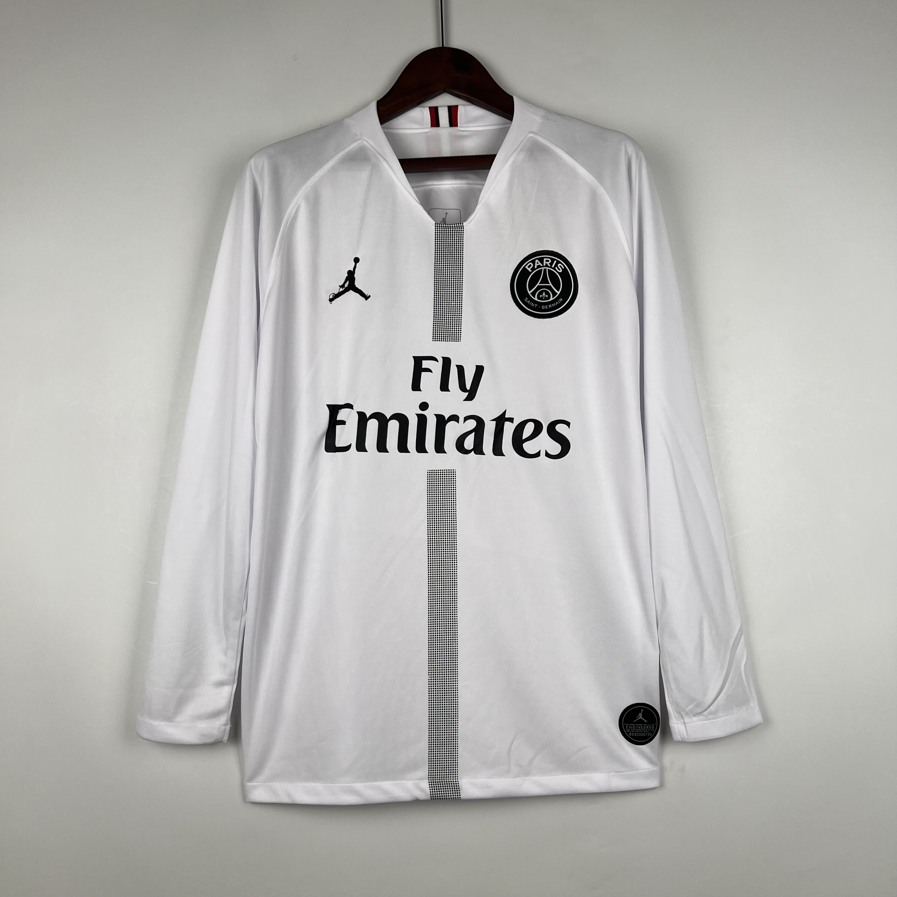 18-19 Paris Jordan Retro Long Sleeve Soccer Jerseys Yupoo