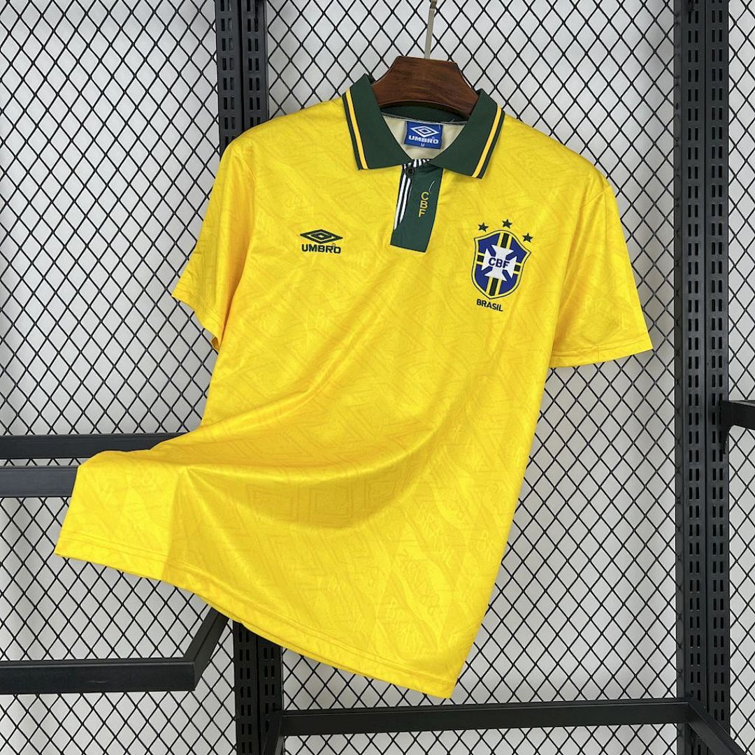 Brazil 1991/93 Home Retro Jersey