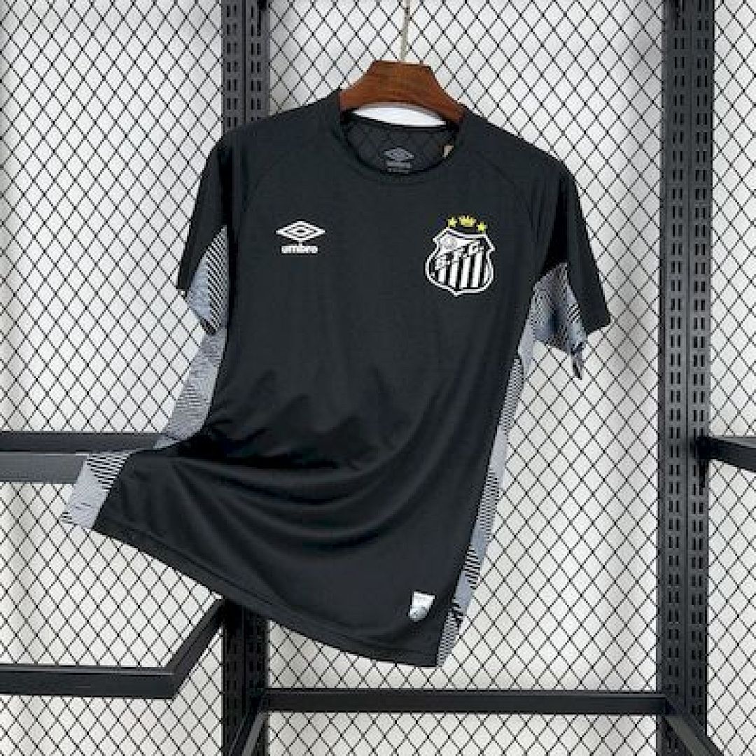 Santos 2025/26 Black goalkeeper Jersey