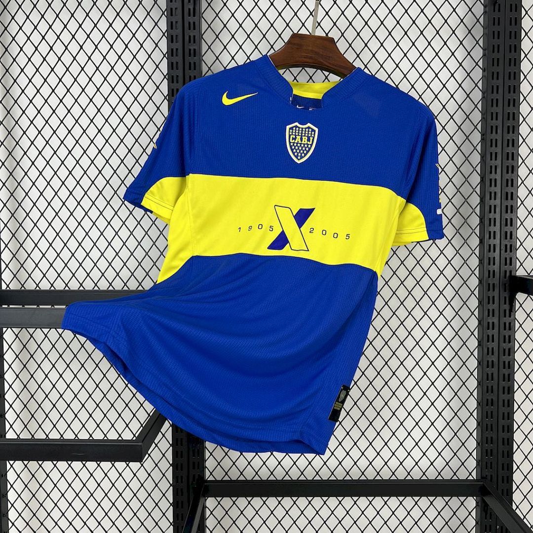 Boca Juniors 2005 100th Anniversary Edition Retro Jersey