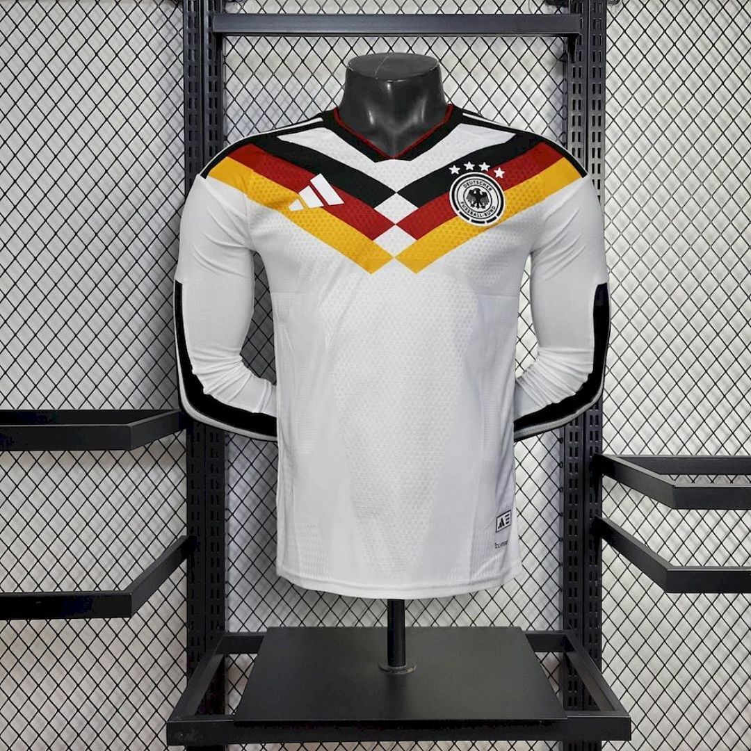 Mens Germany 2026 World Cup Home Long Sleeve Jersey Player Version