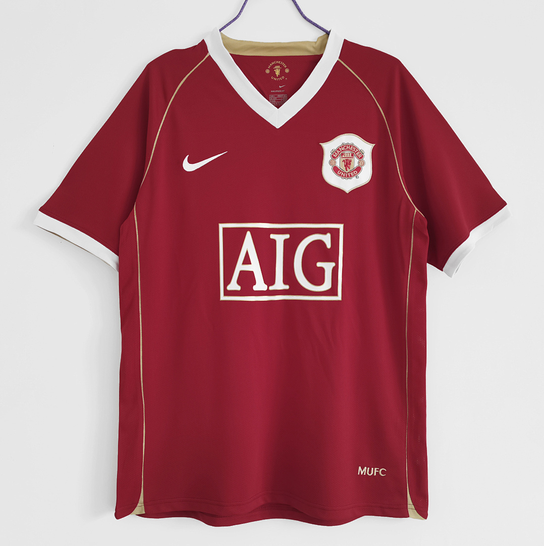 Retro 2006/07 M-u home  S-2XL