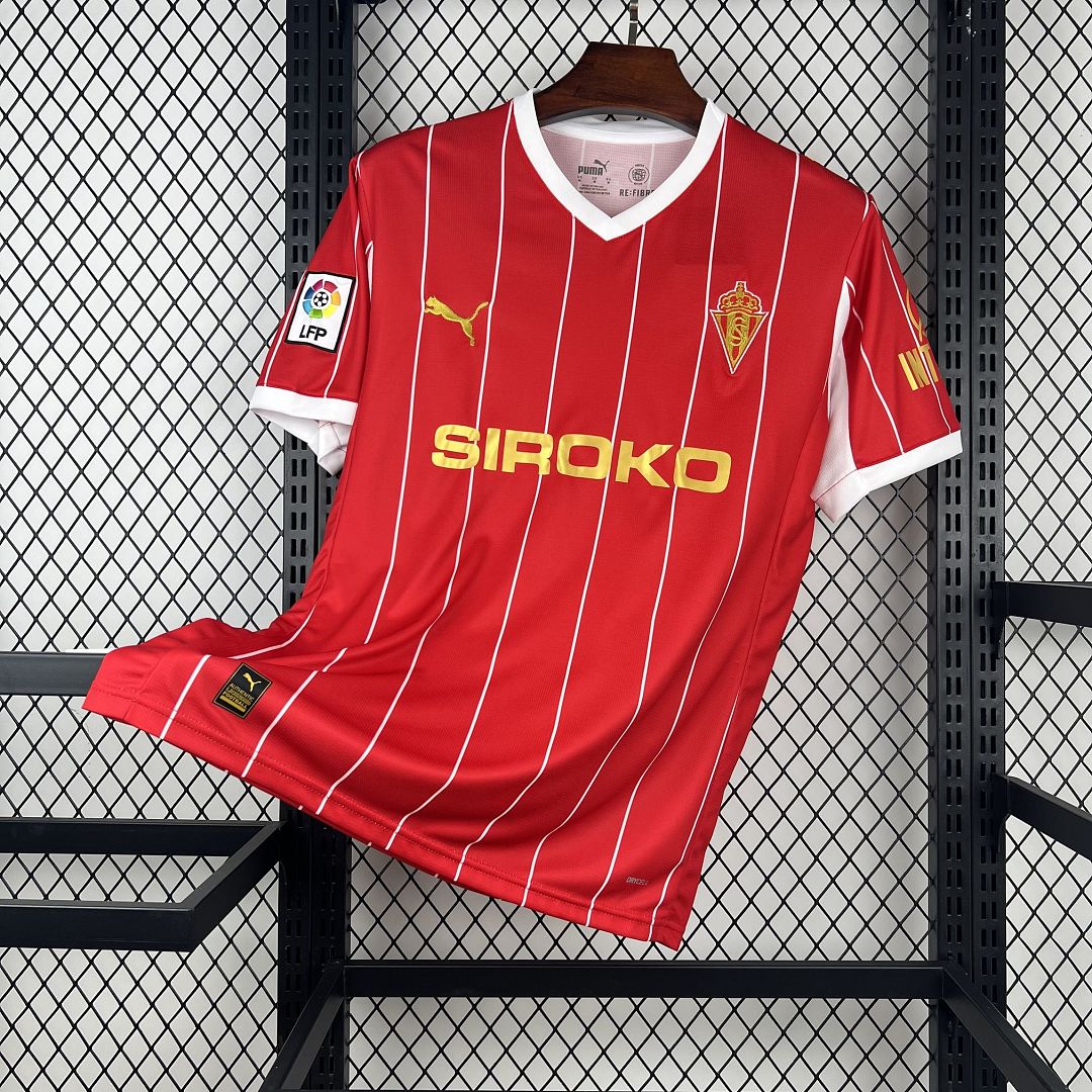 Mens Sporting de Gijón 2025/26 Rrtro Jersey