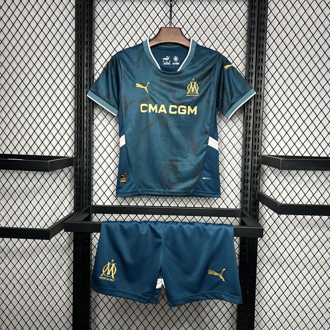 Olympique Marseille 2024/25 Away Kids Kit