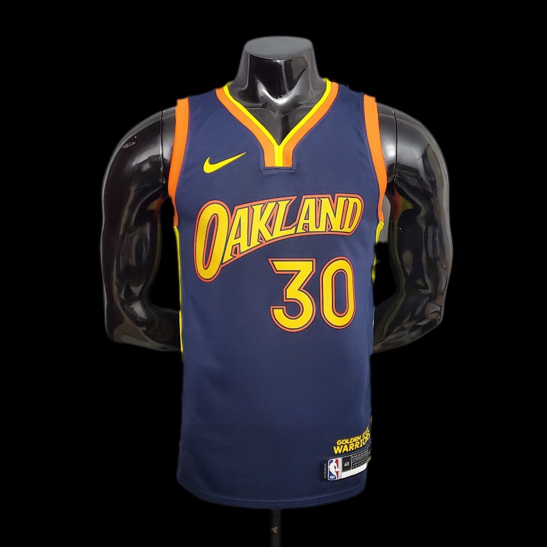 New Warriors CURRY#30 City Edition Royal Blue S-XXL