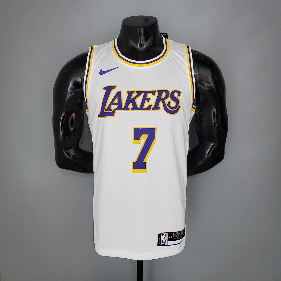 ANTHONY#7 Lakers yellow NBA jersey Size:S-XXL