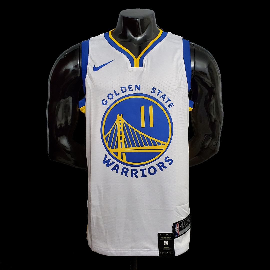 Thompson #11 Golden State Warriors white NBA jersey SizeXS-XXL Nike connect recognition