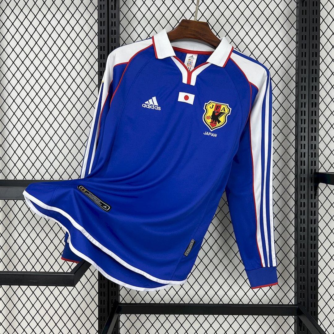 Japan 2000 Home Long Sleeves Retro Jersey