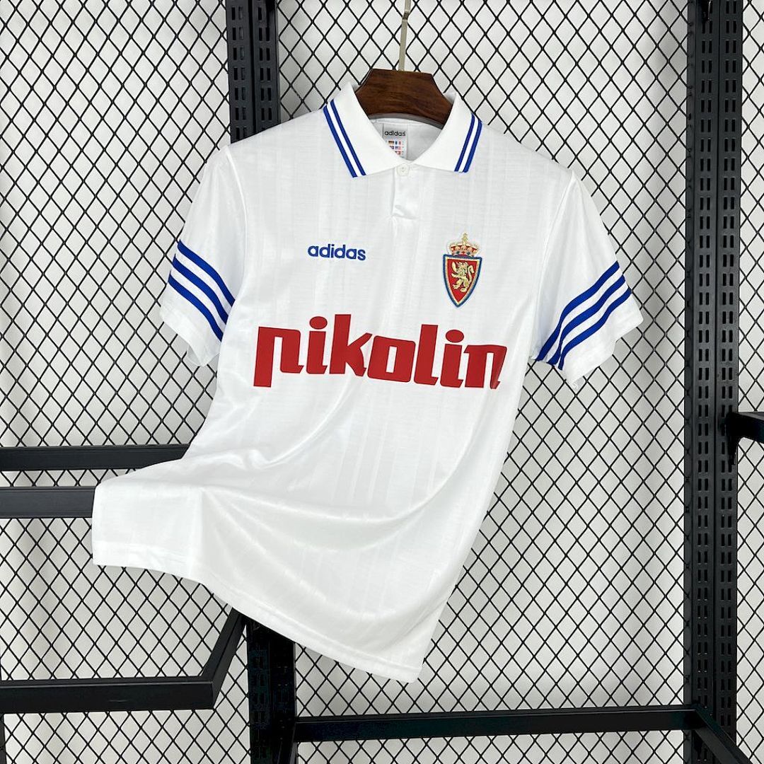 Real Zaragoza 1995/97 Home Retro Jersey