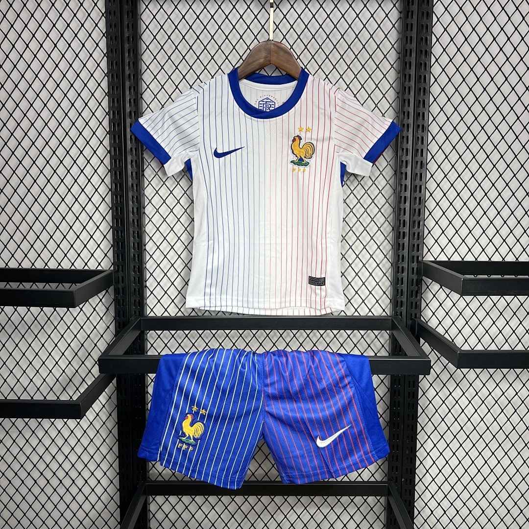 France 2024/25 Euro Away Kids Kit
