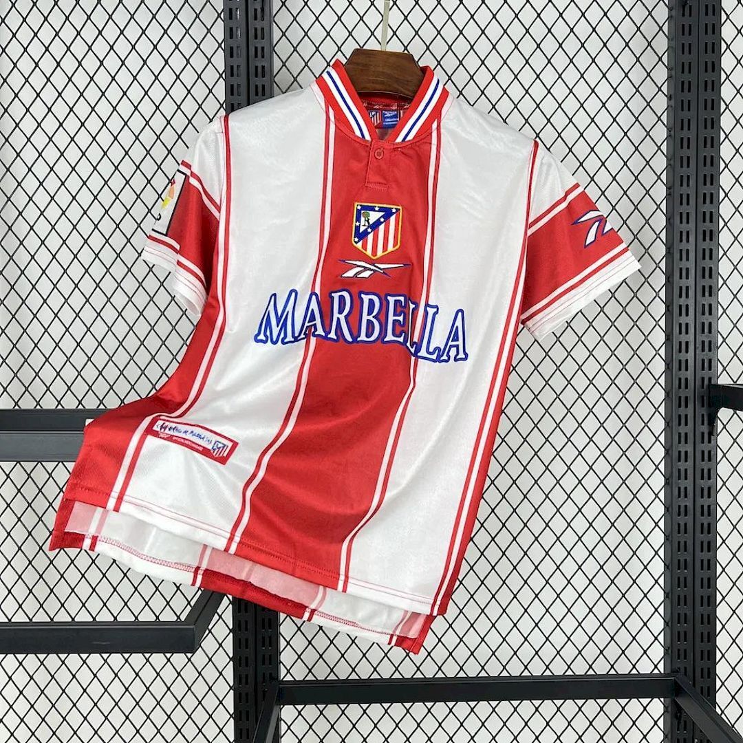 Atletico Madrid 1999/00 Home Retro Jersey