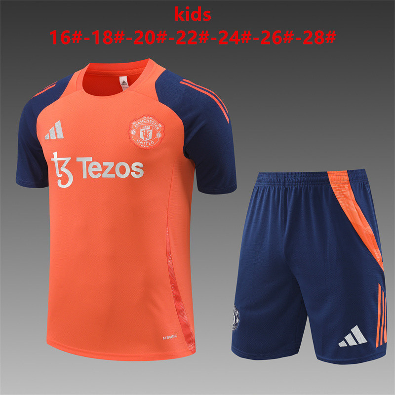 24-25 M-anchester U-nited Kids Training Soccer Jerseys Yupoo