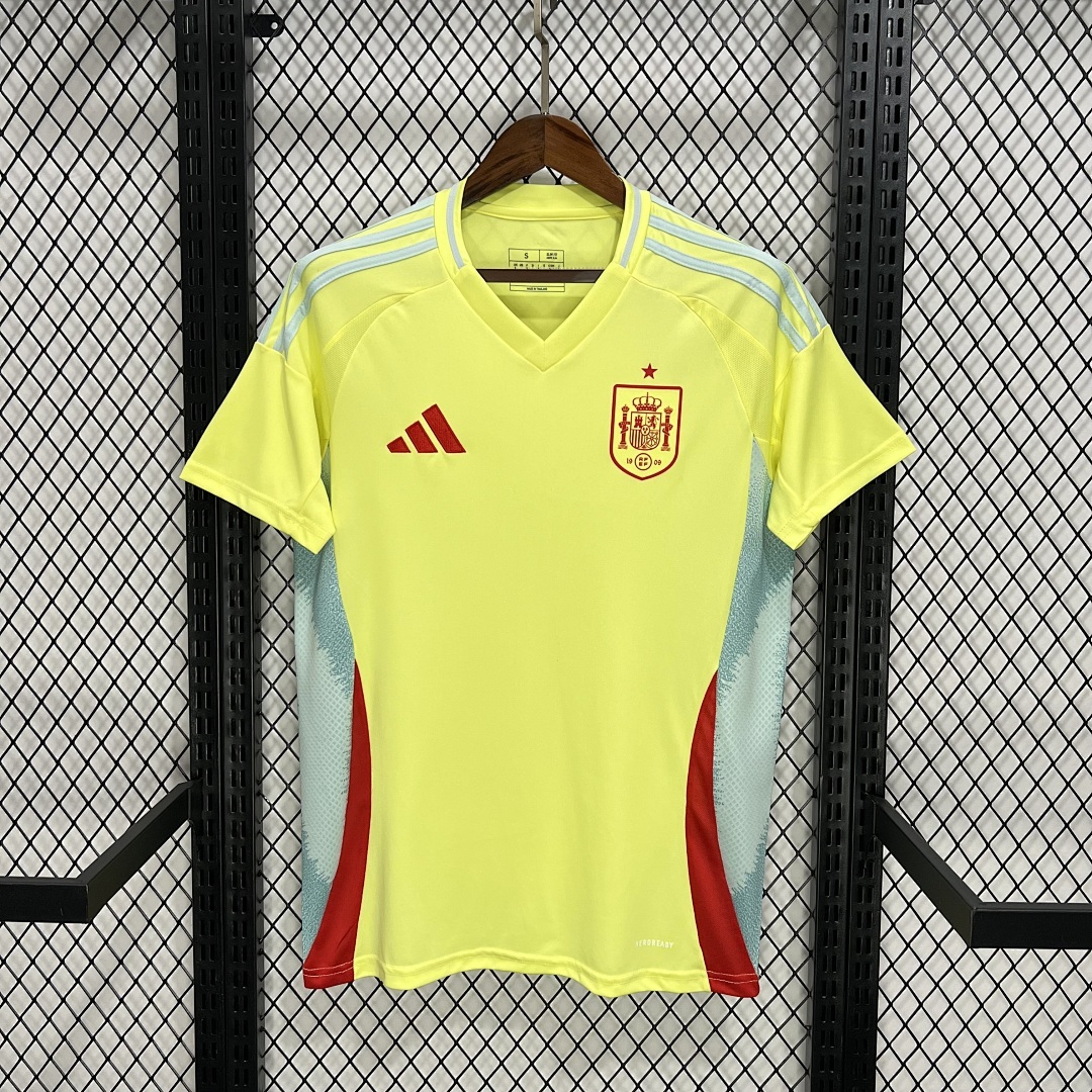 Spain 2024/25 Euro Away Jersey S-XXXXL
