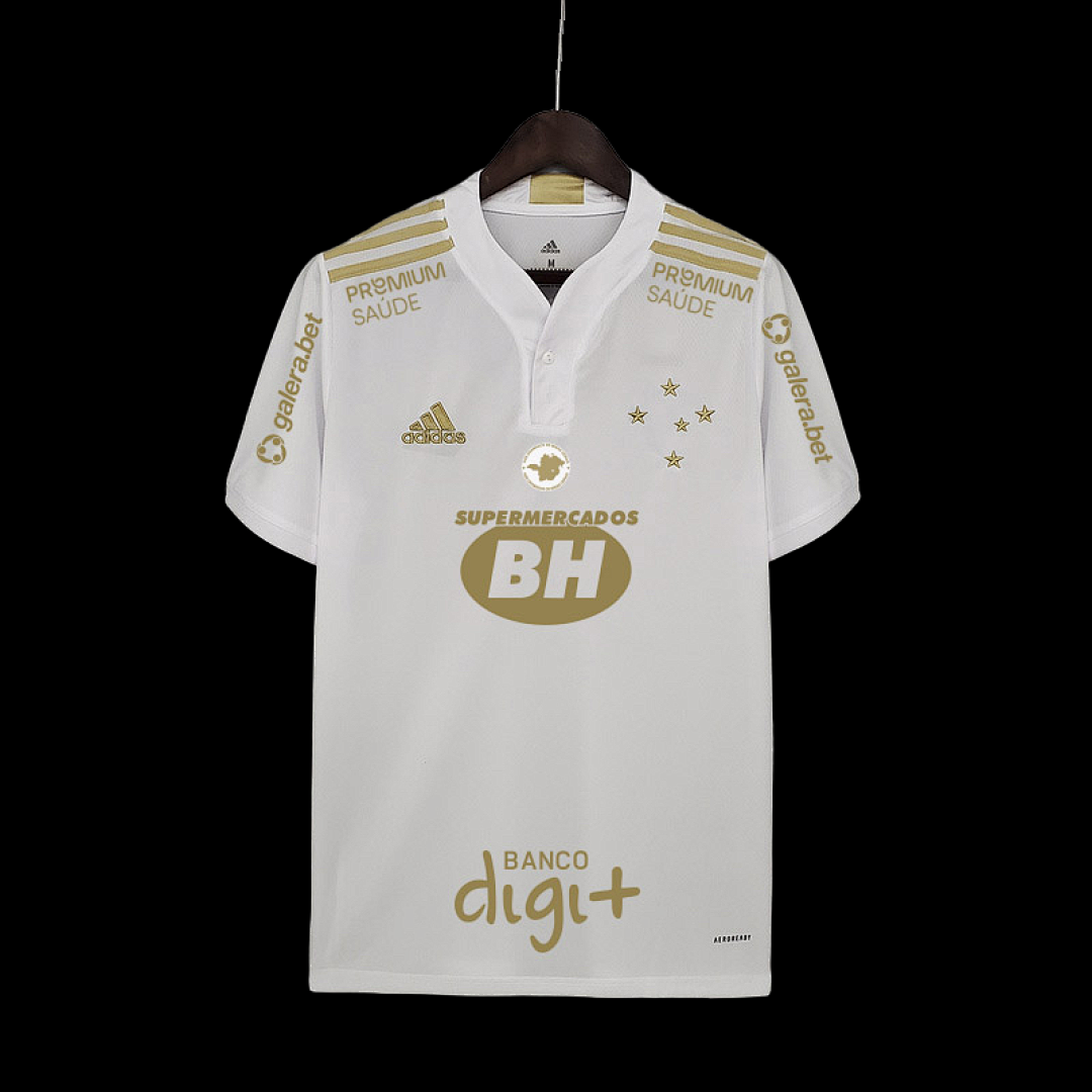 21/22 all sponsor Cruzeiro away white S-XXL