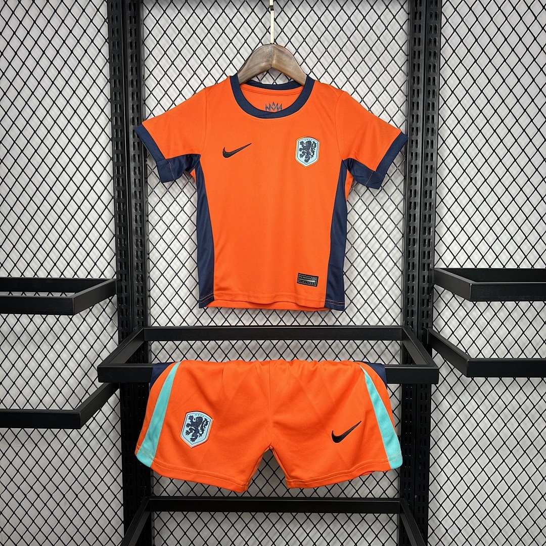Netherlands 2024/25 Euro Home Kids Kit