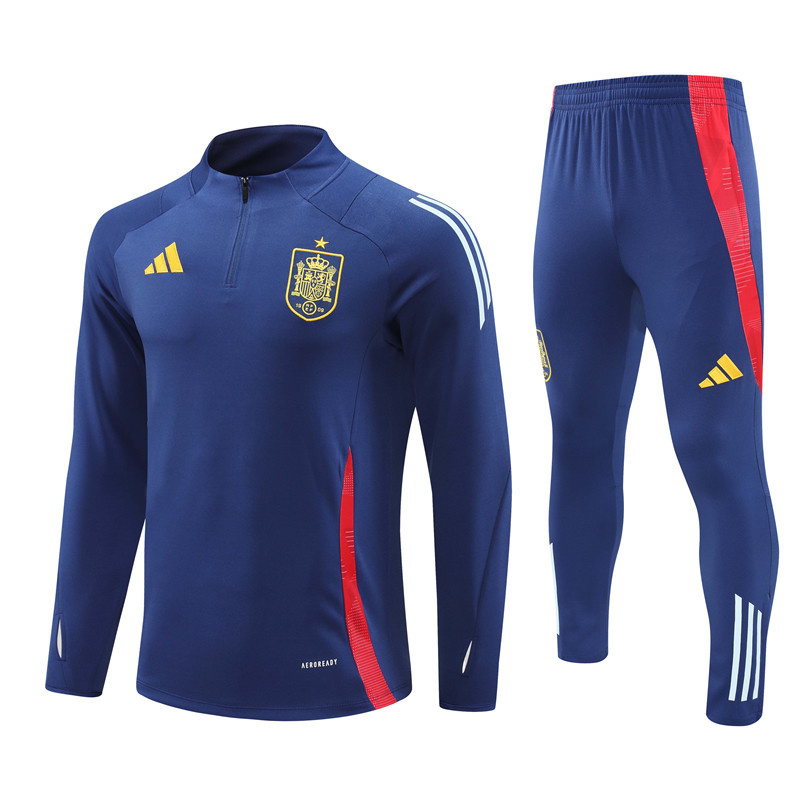 2024 Spain Long Sleeve Training Suit Yupoo