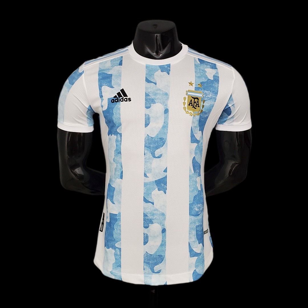 20-21 player version Argentina home S-2XL