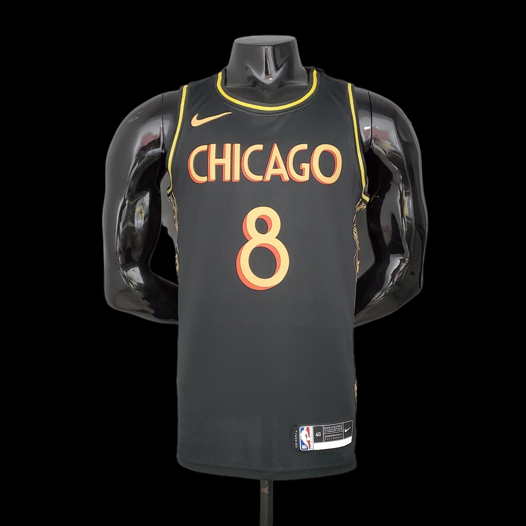 New Bull LAVINE#8 Team City Edition Black S-XXL