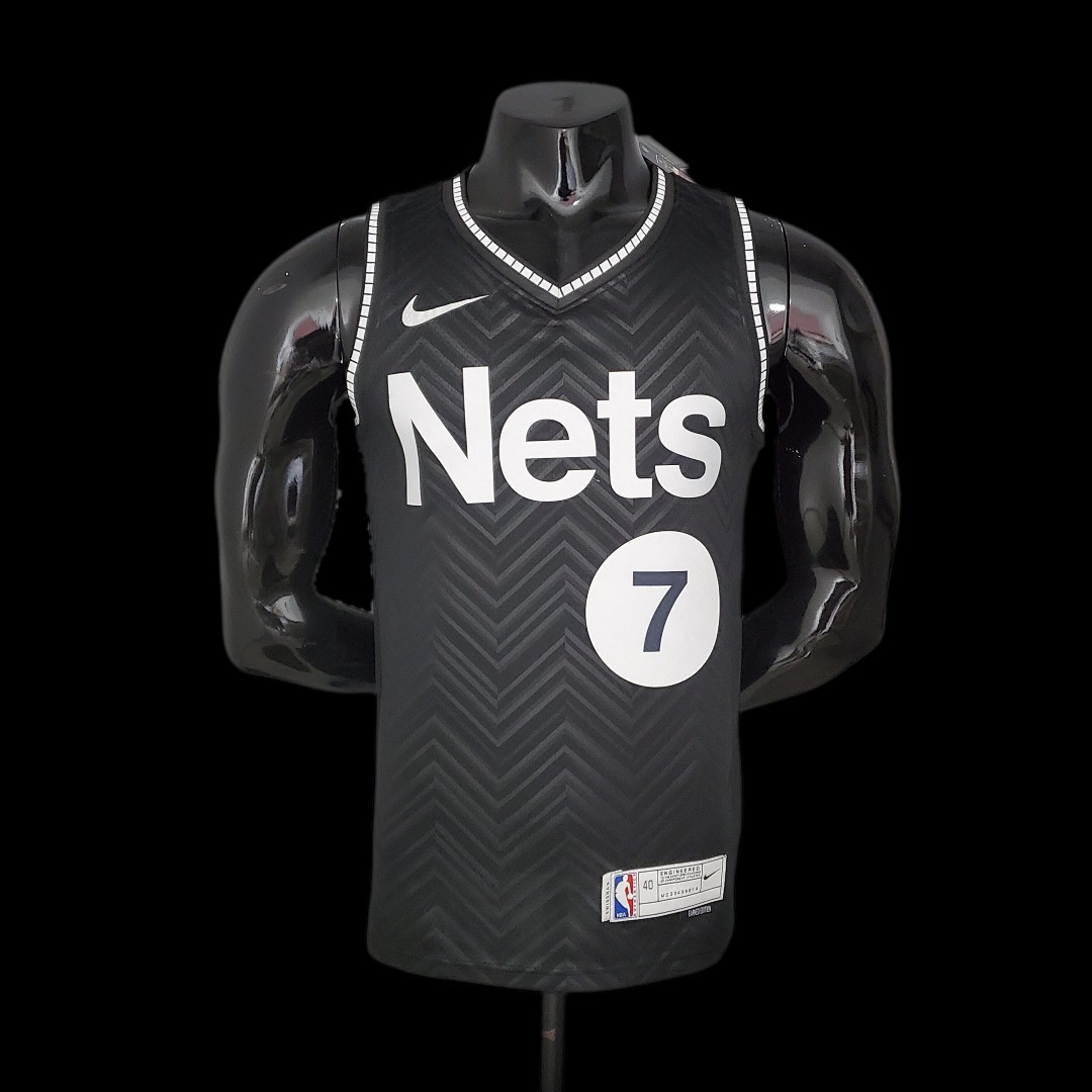 2021 Durant #7 Brooklyn Nets Bonus Edition Black NBA Jersey S-XXL