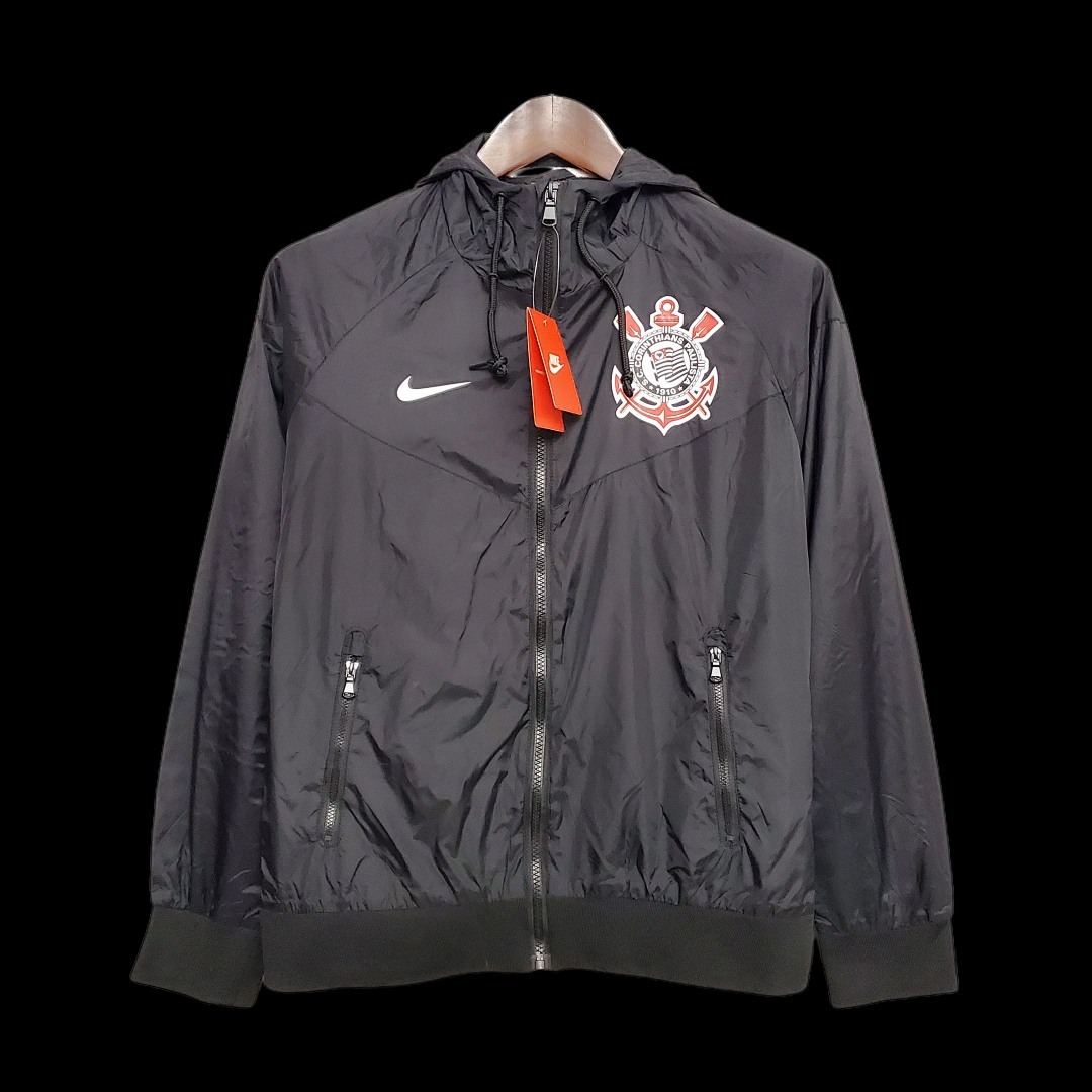 Windbreaker Corinthians Black S-2XL