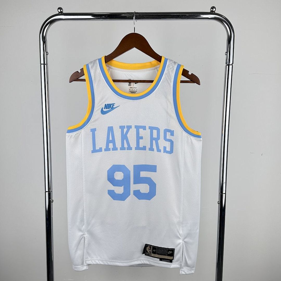 Los Angeles Lakers 2023/24 TOSCANO#95 Retro Jersey