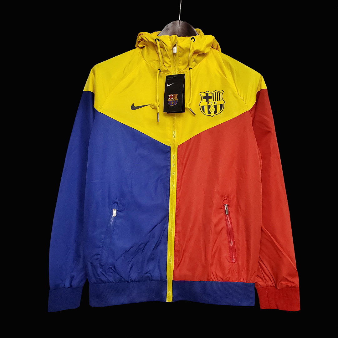 Windbreaker Barcelona Blue Red Yellow S-XXL