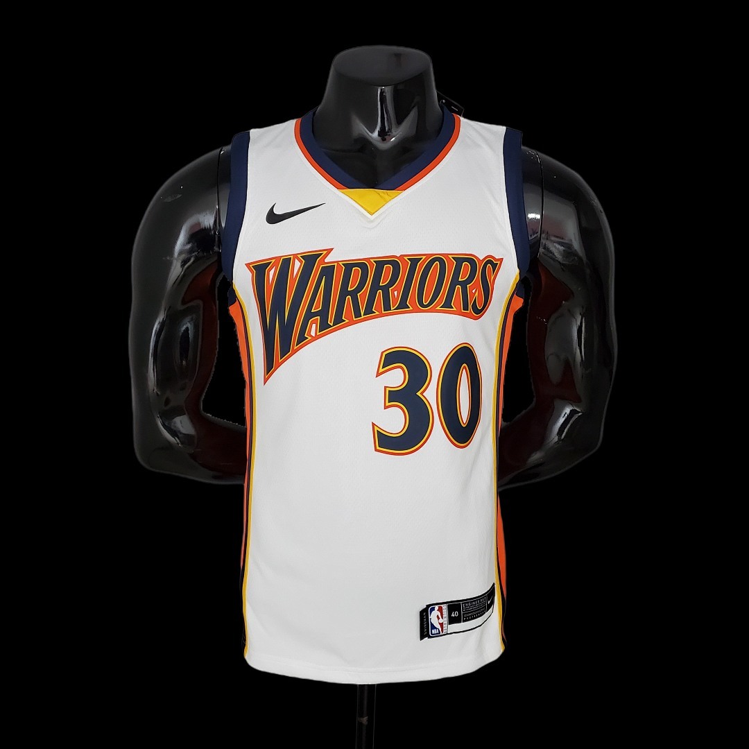 Curry #30 Warriors Rookie White NBA Jersey S-XXL