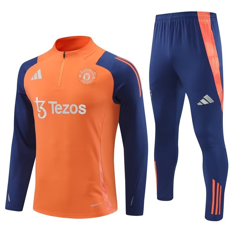 24-25 M-anchester U-nited Long Sleeve Training Suit Yupoo