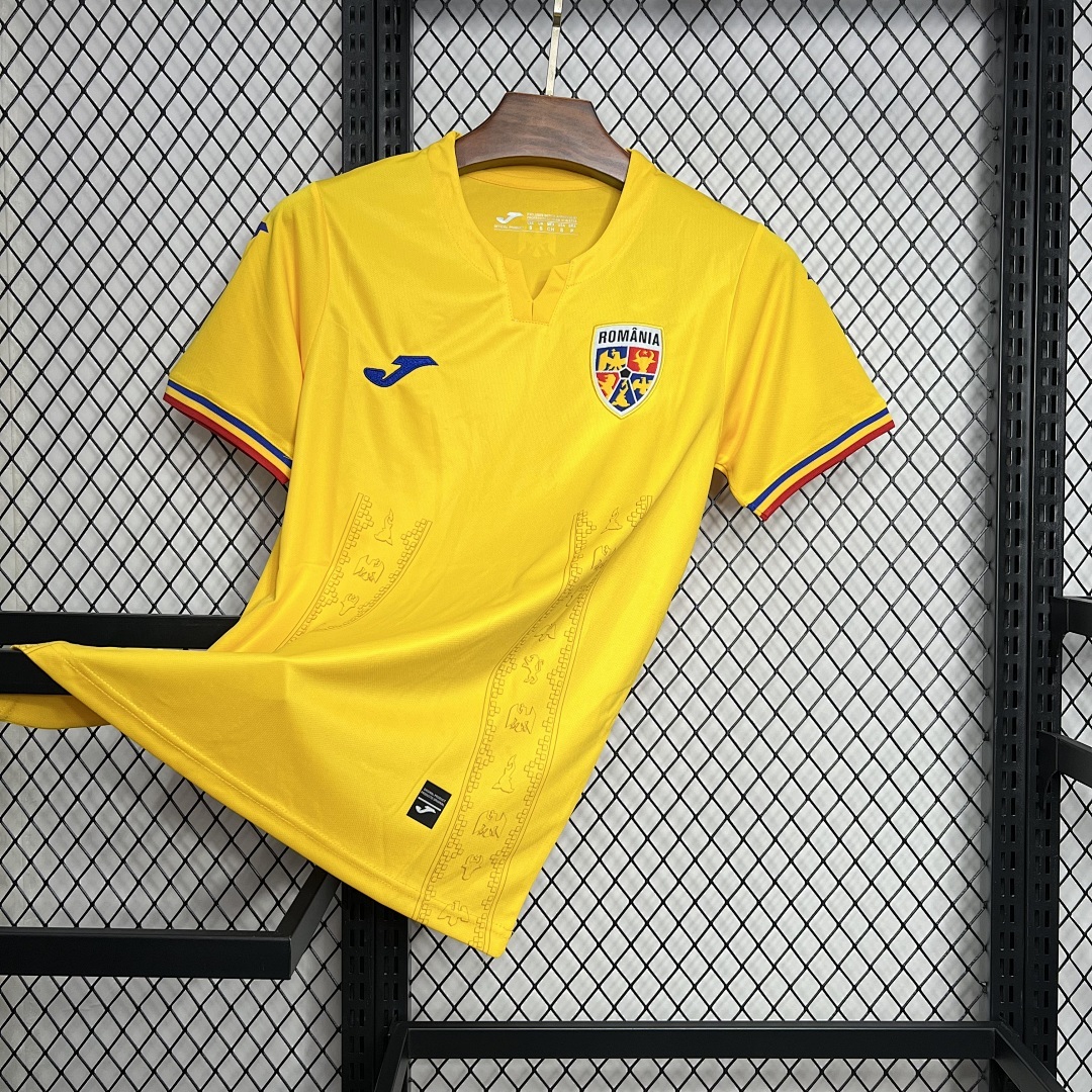 Romania 2024/25 Euro Home Jersey