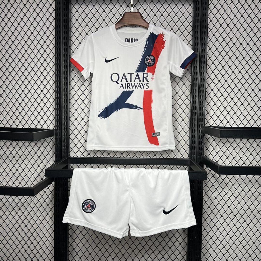 Paris Saint-Germain 2024/25 Away Kids Kit