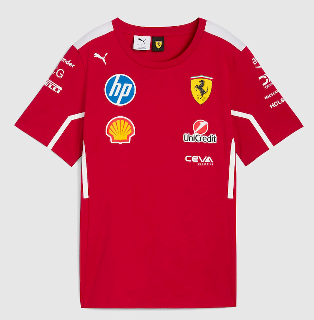 Ferrari 2025 F1 red racing Shirt