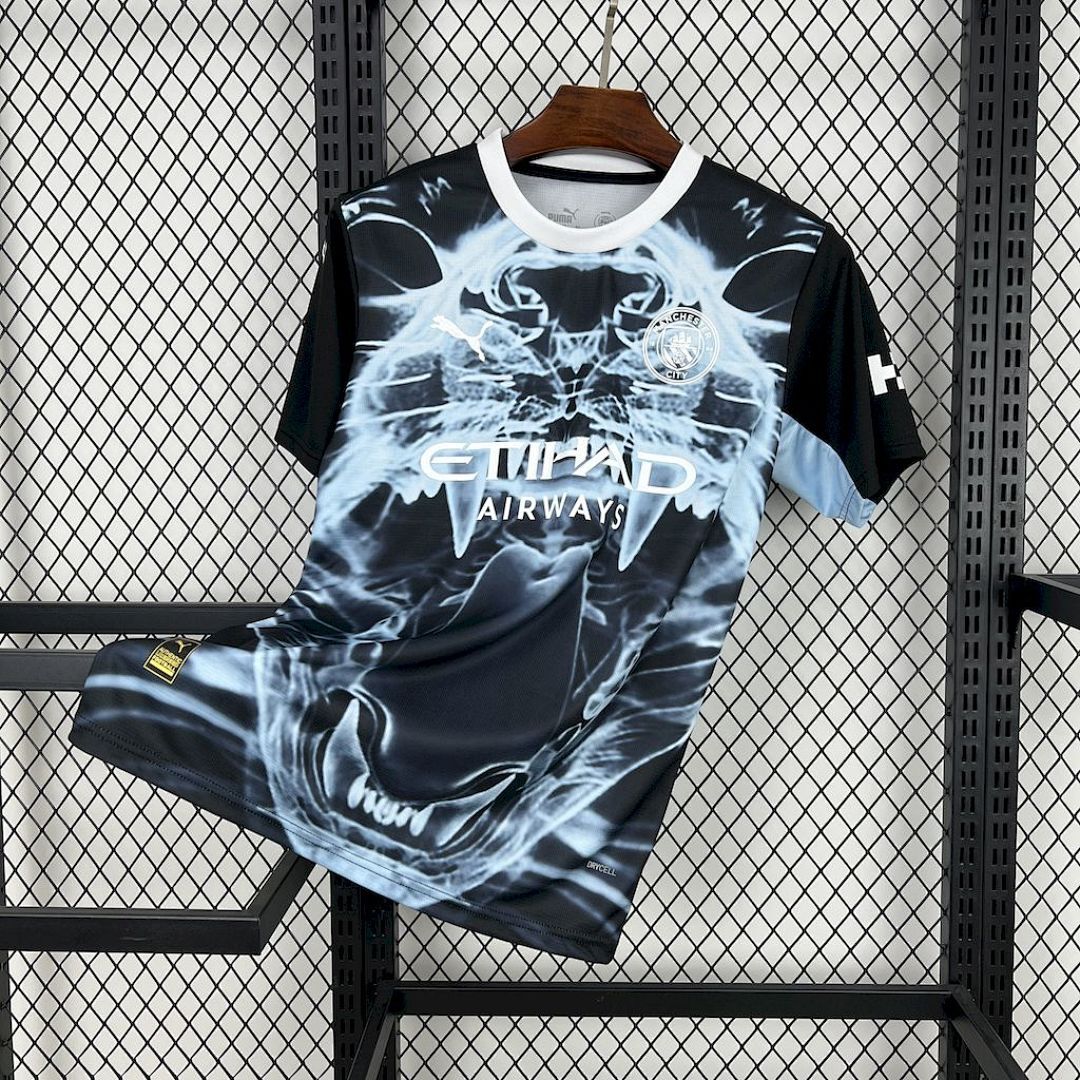 Manchester City 2025/26 Black and blue concept version Jersey S-XXL