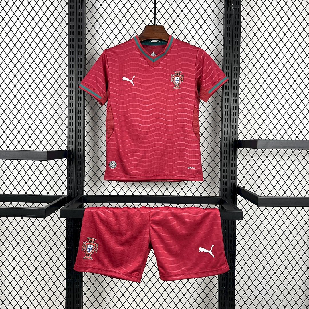Kids Portugal 2026 World Cup Home Kit