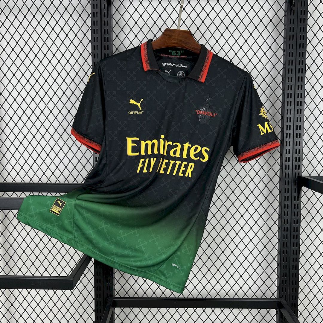 AC Milan 2025/26 Co-Branded Edition Jersey S-XXXXL