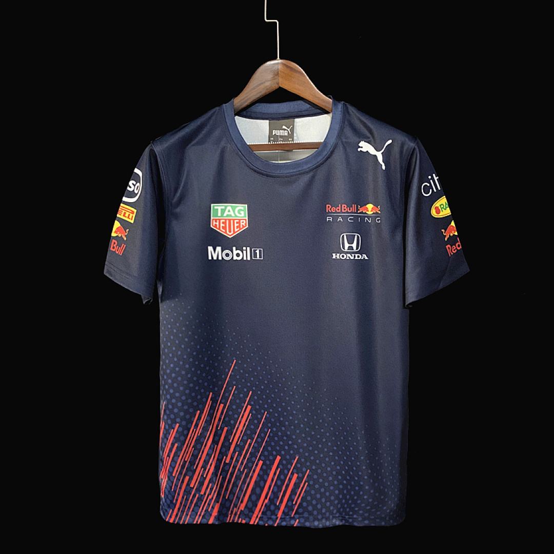 F1 Red Bull round neck racing suit s-5xl